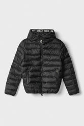 Piumino con cappuccio GAELLE PARIS GAABW06501 - Nero